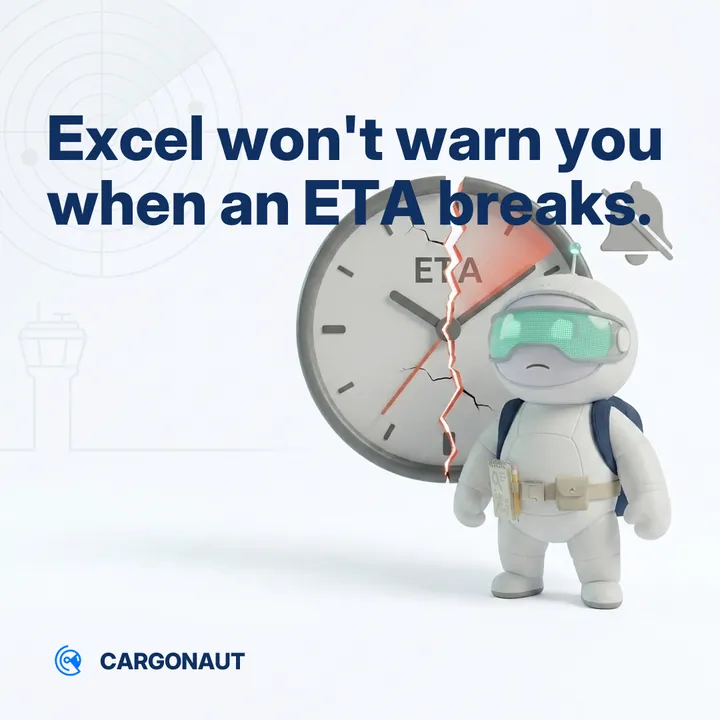 Excel won't warn you when an ETA slips